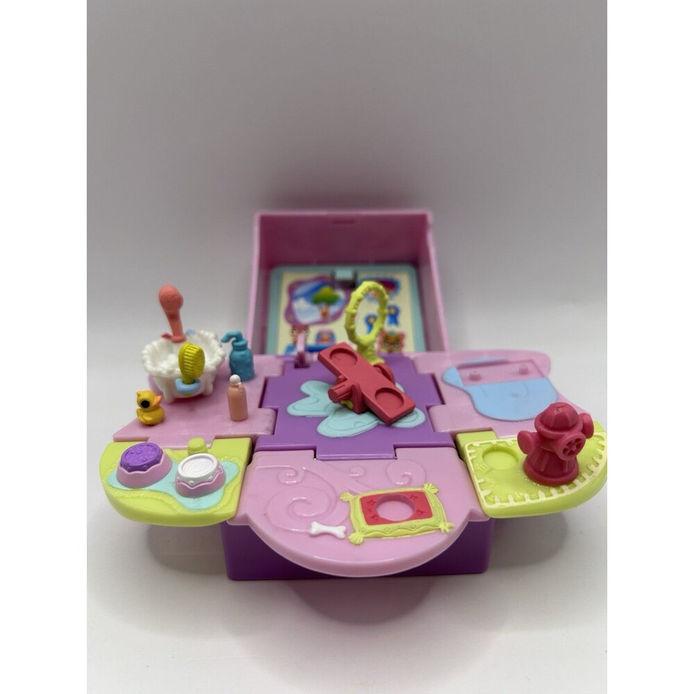 Littlest Pet Shop LPS Teeniest Tiniest Pop-Up Play Set Puppy Dogs Pups Authentic - Picture 15 of 16